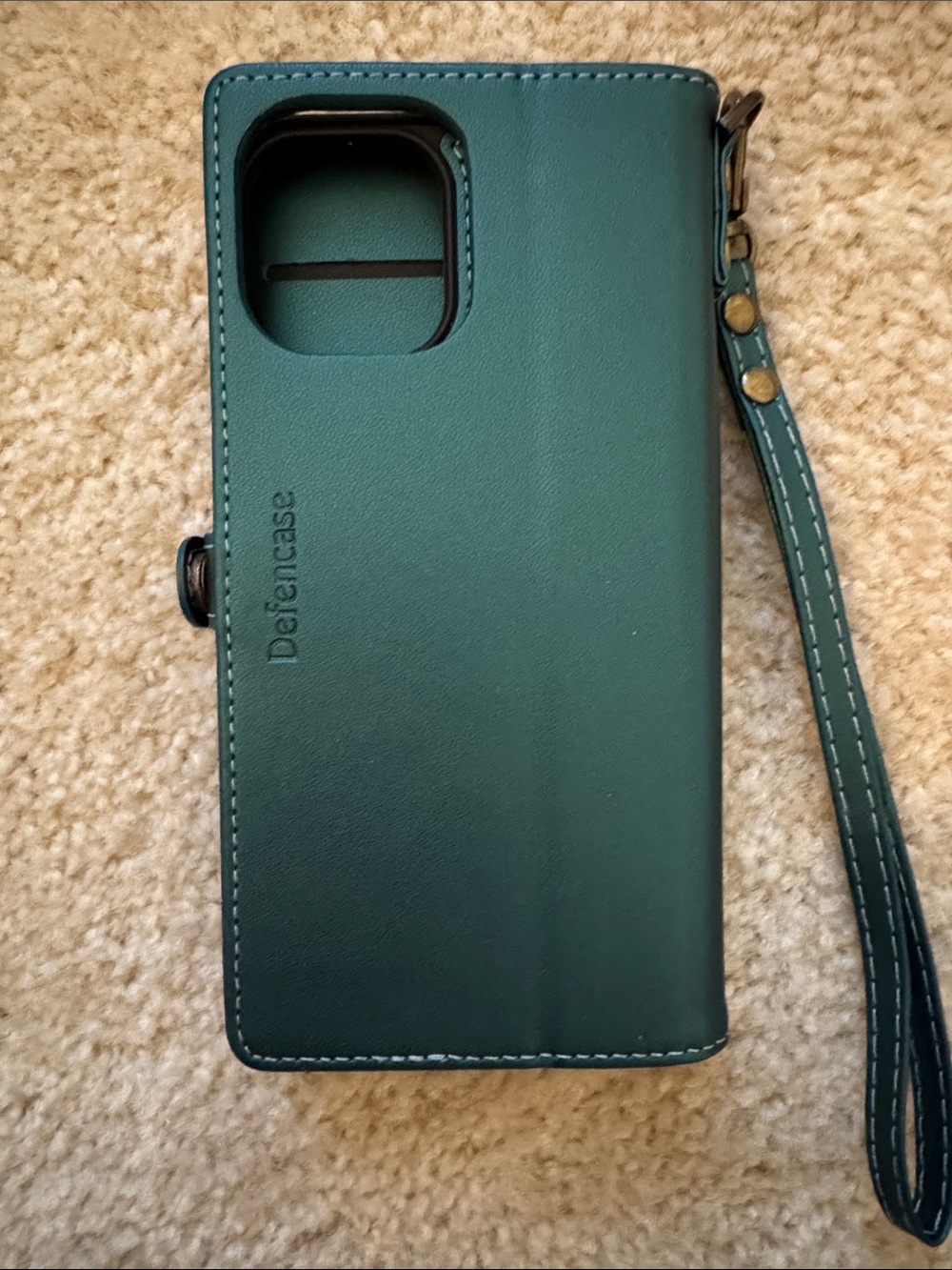 Defencase Teal Wristlet Wallet Phone Case (iPhone 6 Plus/7 Plus/8 Plus)